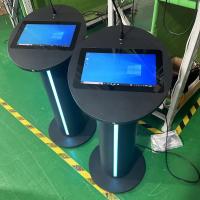 Podium numérique multimédia 13,3 pouces PCAP touch LCD haut-parleur de la tribune amplificateur et microphone sans fil pour les réunions