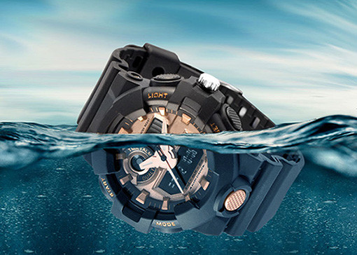 Dual Time Digital Sports Wrist Watches , Classic Sport Watches Plastic Case