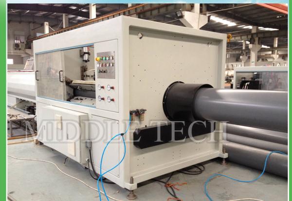 10 Bar Pvc Pipe Making Machine , Bimetallic Twin Screw Extruder WEG Motor