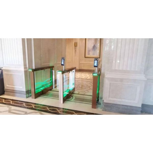 Biological Speed Gates for Gym Fitness Center Entrance Access Control Management System Solution Turnstile Space Saving