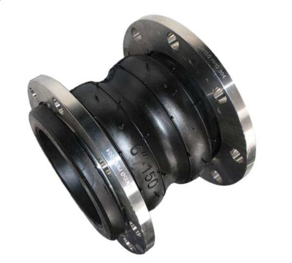 8 Inch PN16 Double Sphere SS304 Flange Rubber Joint