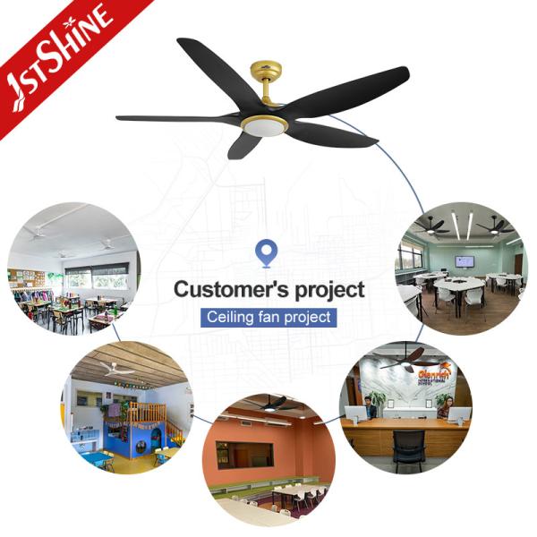 Upgrade Your Living Space with 60 LED Ceiling Fan and Three Color Dimmable Lighting