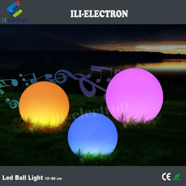 RGB Waterproof LED Ball Light Outdoor /aniversary decorative sphere lamps