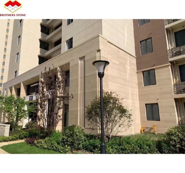 Modern Design Stone Form Natural Stone Beige Travertine for Hotels Decoration Project