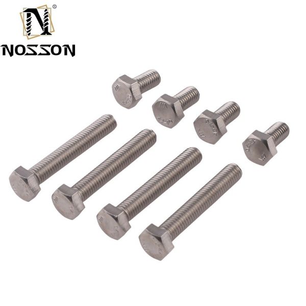 Stainless Steel ANSI/ASME M8 Hex Head Bolt Grade 4.8/ 8.8/ 10.9/ 12.9 Half Thread Bolt And Nut Pernos Din 931 Zinc Finish