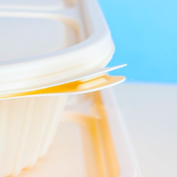 10 Inch 3 Compartments Cornstarch Tableware Bento Biodegradable Cornstarch Food Containers