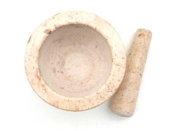 Moedor Marble Stone Mortar e cozinha do pilão que cozinha a erva da especiaria da ferramenta 4 polegadas