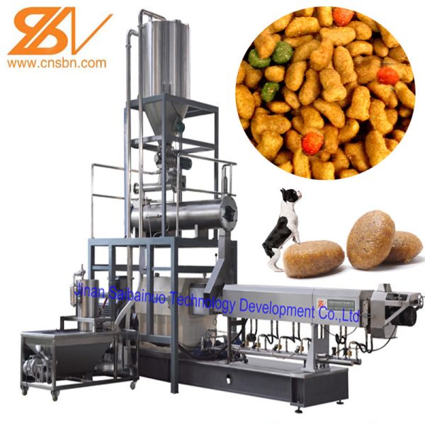 100kg/H-6t/H Dry Kibble Dog Food Manufacturing Machine