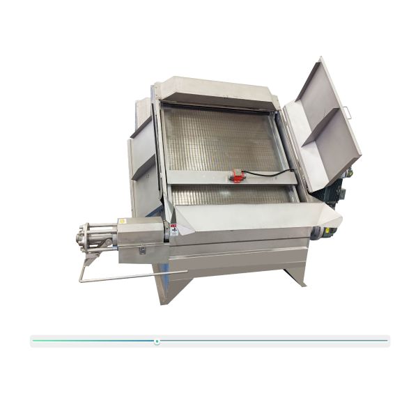 IEPP Steel Solid Liquid Separator Cattle Pig Fermented Fertilizer Biogas Manure Dehydration Inclined Sloped Vibrating Used Motor