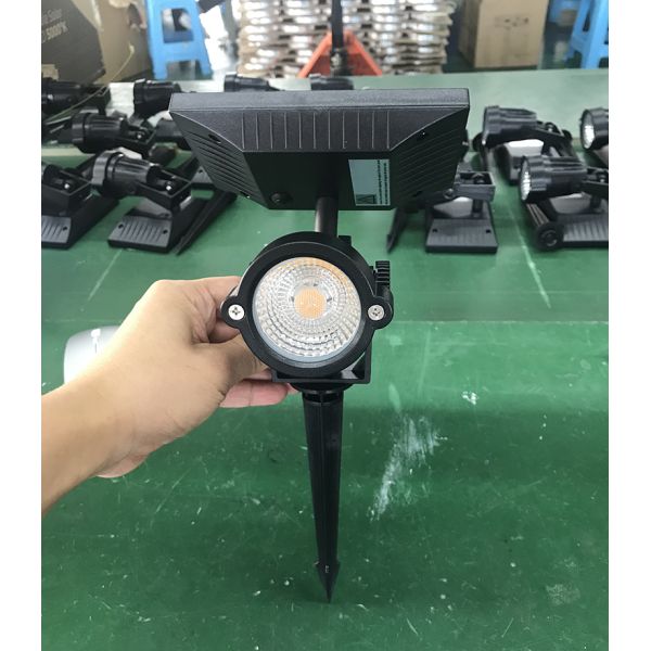 5w solar lights garden pond spotlights,ip65 solar spotlight waterproof,led solar garden spotlight outdoor color