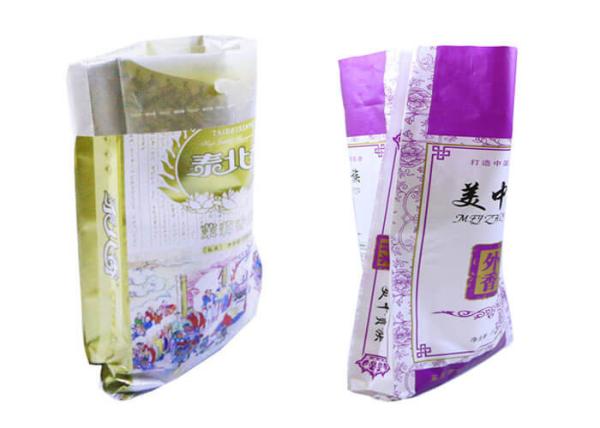Eco Friendly  BOPP Laminated PP Woven Bags Cement Sack With Top Hemming