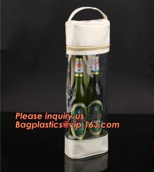 Eco friendly LONG HANDLE RECYCLABLE PVC WINE BAG, CARRIER BAG,HANDY BAG,GIFT WINE BAG,PROMOTION, PROMOTIONAL PRODUCTS PA