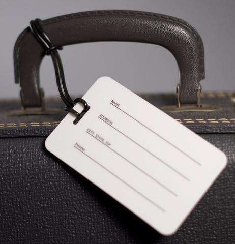 Luggage Plastic PVC Card Hang Bag Tag ODM For Travel Baggage
