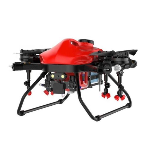 4 controlo de pragas de pulverização agrícola HXF22 do UAV do zangão híbrido do tanque de gasolina dos rotores 4L da linha central 4