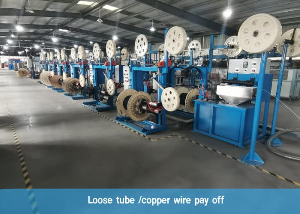 1200/12 1800rpm Fiber Optic Cable Production Line For SZ Stranding