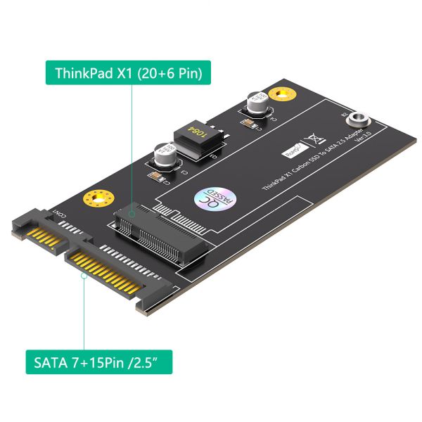 20+6 Pin SSD to SATA 2.5