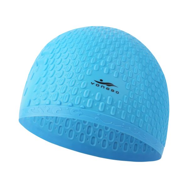 Copozz Silicone Waterproof Men Women Swimming Swimming Cap for Long Hair Hat Cover Ear Bone Pool