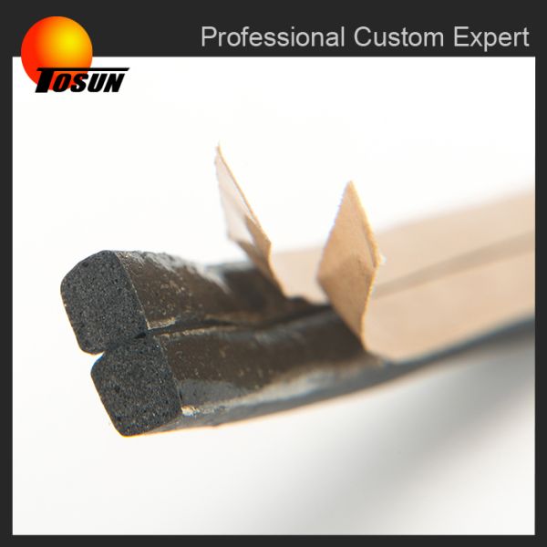 Adhesive extrusion rubber profiles
