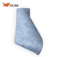 Blue Color  Wood Pulp & PP Blend Disposable Cleaning Wiping Roll Cloths