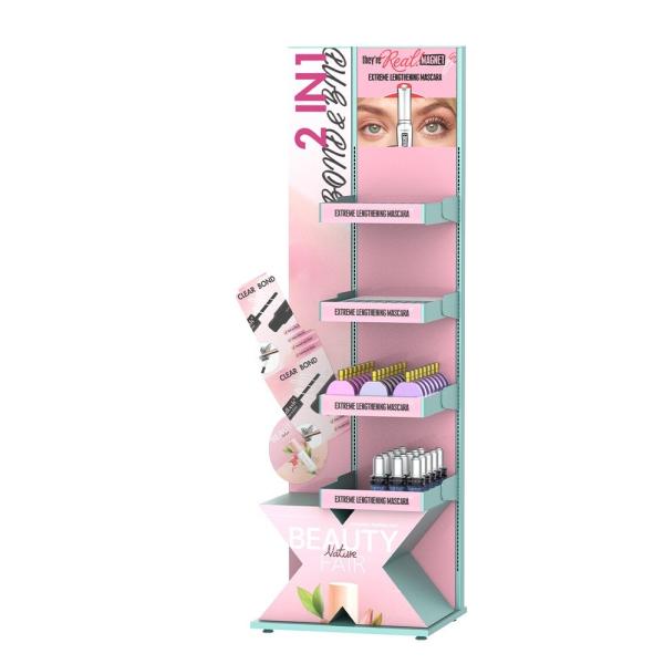 PVC Foam Board POP POS Display Cosmetic Display Stand For Retail Store