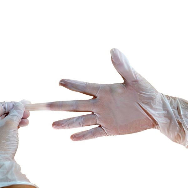 Disposable Latex Free Medical Gloves , Vinyl Examination Gloves Non Allergic