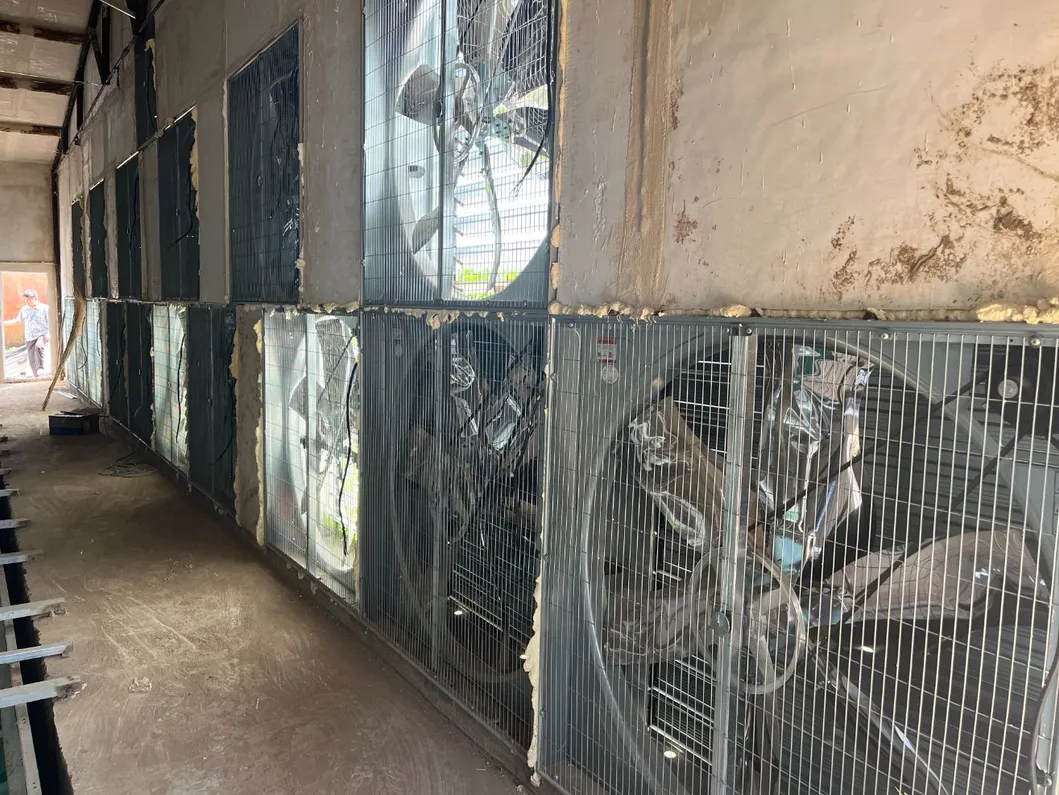 Superior Cooling Poultry Exhaust Fan Corrosion Resistant Structure For Ventilation