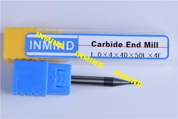 2 Flute TiSiN Coating Micro End Mill For Stainless Steel / Cast Iron