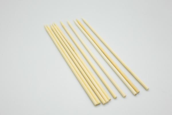 Unicolor Eco Friendly Bamboo Straws BBQ Disposable 3.0mm 4.0mm 5.0mm Diameter