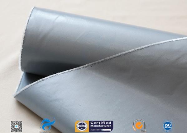 360GSM Plain o pano revestido silicone de tecelagem da fibra de vidro para a cortina do túnel do ar quente