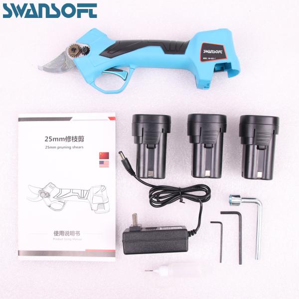Forbici elettriche da potatura per potatura per frutteto da 16,8 V 2,5 cm con protezione per le dita