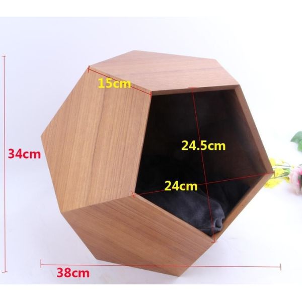 Мебели любимца Пентагона полигона SGS конура кота деревянной естественная деревянная