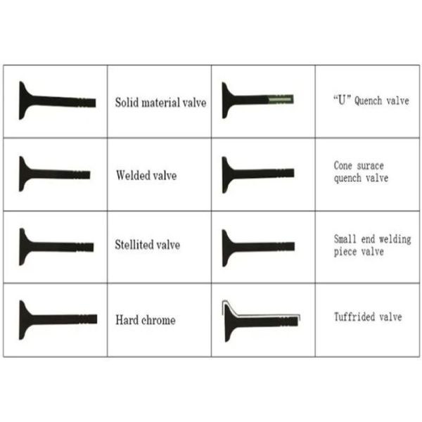 VOLV TD70 71 40Cr Intake Exhaust Valves Active ISO9001 CertifiCatere