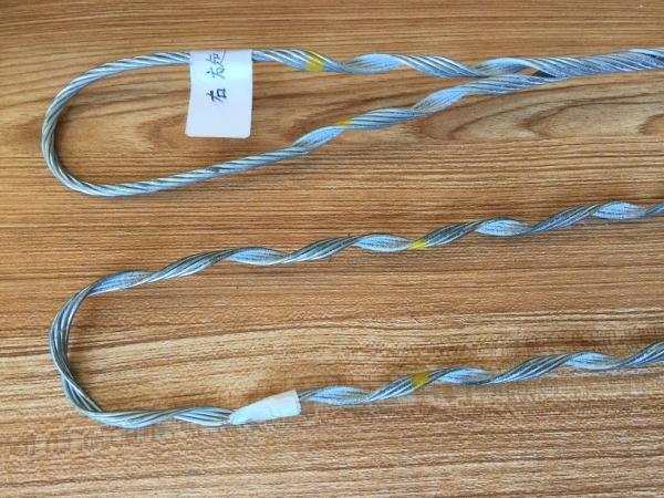 Overhead insulated Steel 3/8 Preformed Guy Grip Dead End