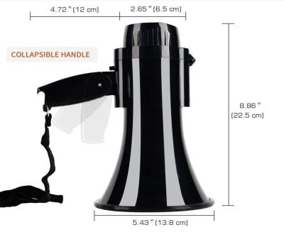 Public Address 20W Outdoor Bullhorn Speakers Megaphone Bluetooth 235 X 200 X 330MM