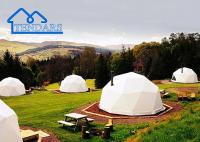 Infiero Inodoro Claros 5m Diámetro Puerta de PVC redonda Pequeña Eventos Cúpula Glamping Hotel Tienda En Venta