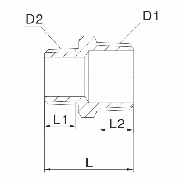 Leak Free Male Brass Pipe Adapters Copper Fittings For R134A Systems