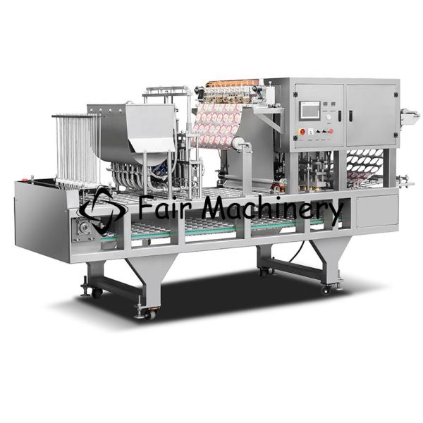 380 220 máquina de selagem de enchimento do copo de café do leite do VAC 50-60Hz