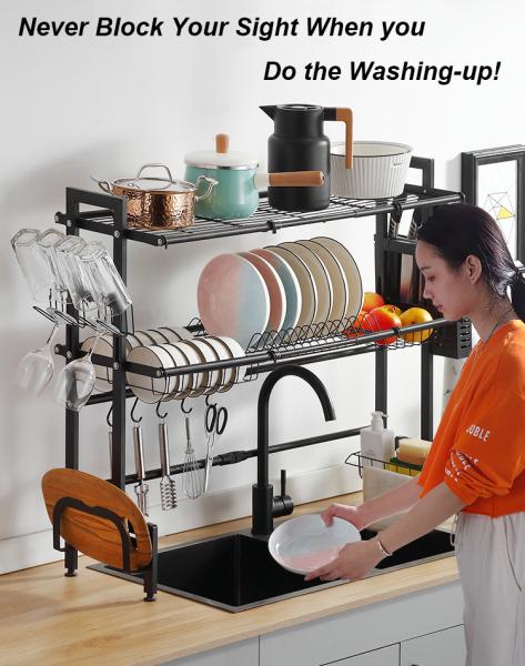 Multifunction JM adjustable over the sink dish rack for Dish Drying ODM