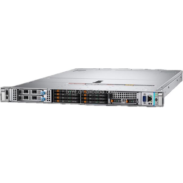 PowerEdge R470 1U Rack Server with Xeon 6 E-core CPU, 16 DDR5 DIMM Slots, and Up to 10 x 2.5-inch SATA/NVMe Drive Bays