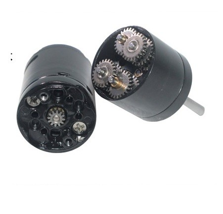 Motor dual recto miniatura 6v 12v 25m m 2000rpm del engranaje de DC del eje