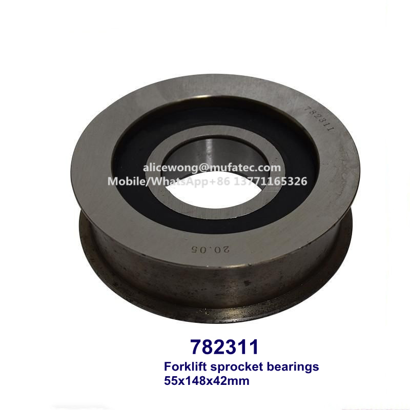782311 forklift sprocket bearings non-standard ball bearings 55x148x42/34mm