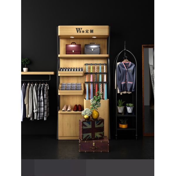 Wooden Display Shelf Rack for Display of Products in Supermarket and Stores