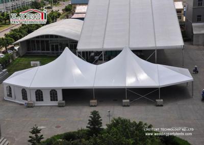Fogo - dossel retardador da máscara de Sun da barraca de Pólo do pico alto para a exposição