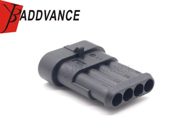 282106-1 4 pin AMP SUPERSEAL 1.5 série conectores masculinos à prova d'água para Ducati tanque de combustível / bomba