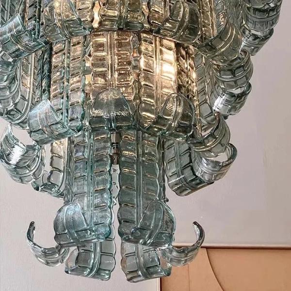 JYLINGTING Home Decor Modern Round Glass Pendant Lamp Dinning Room Living Room Modern Pendant Light Luxury Chandelier Pendant Light