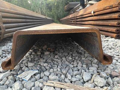 Recycled Hot Rolled Steel Sheet Piling Good Water Tightness For Engineering