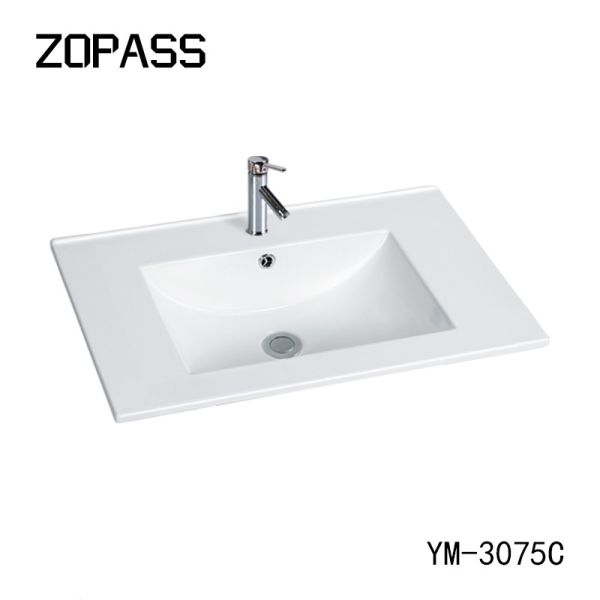 New Style Hotel Bathroom Table Counter Top Basin Modern Ceramic Hand Wash Basin Professional Ceramic Basin