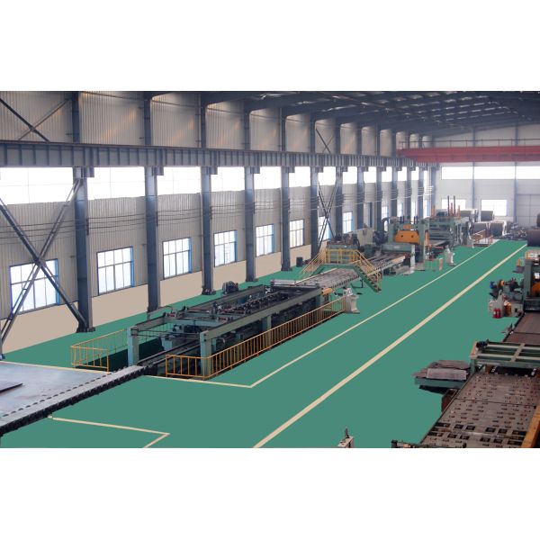 Precision Leveling Mobile Shear Production Line for Metal Coil Uncoiling in Steel Mill