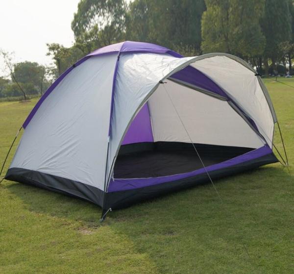 Single Layer 3-4 Person, 3-Season Lightweight Camping/Traveling Tent with Carry Bag(HT6057)