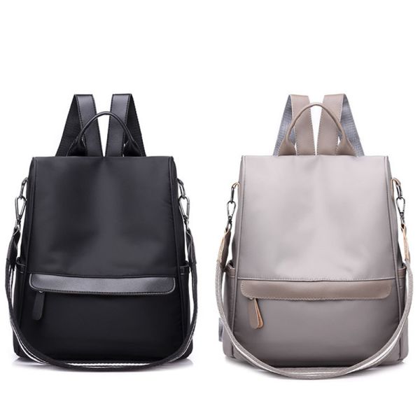 Oxford Women Tote Handbags , 12CM Tote Bag Backpack Convertible